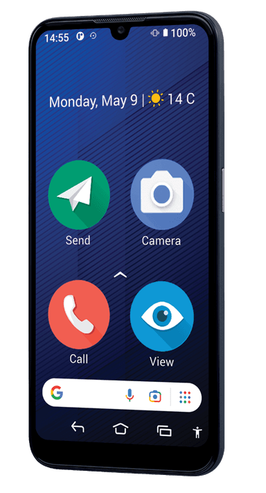 Doro 8200 smartphone 64GB in donkerblauw