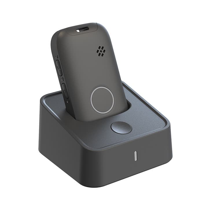 Zinnovator Zinmobile mobiele persoonsalarmering op dock