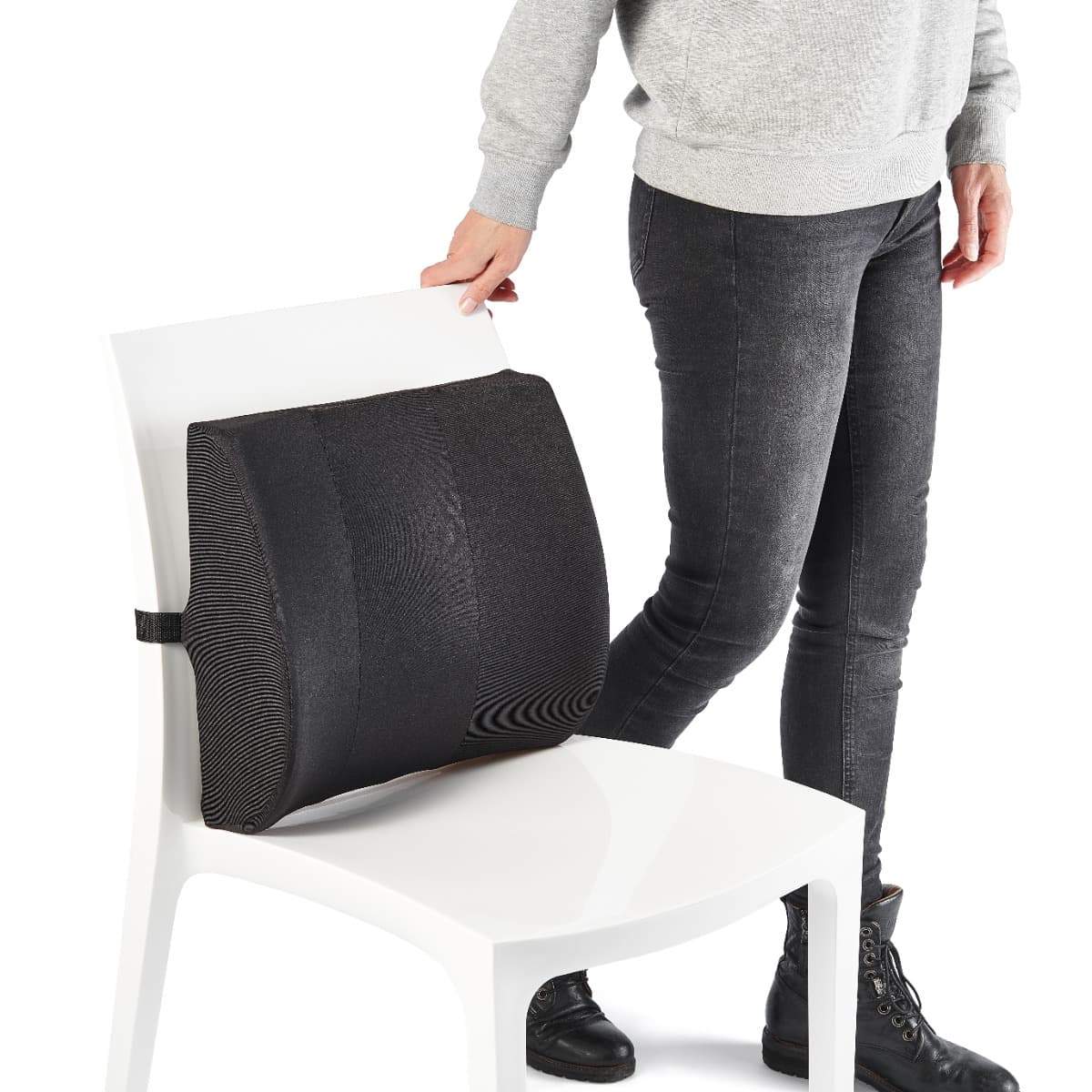 Rugkussen lumbaal zwart