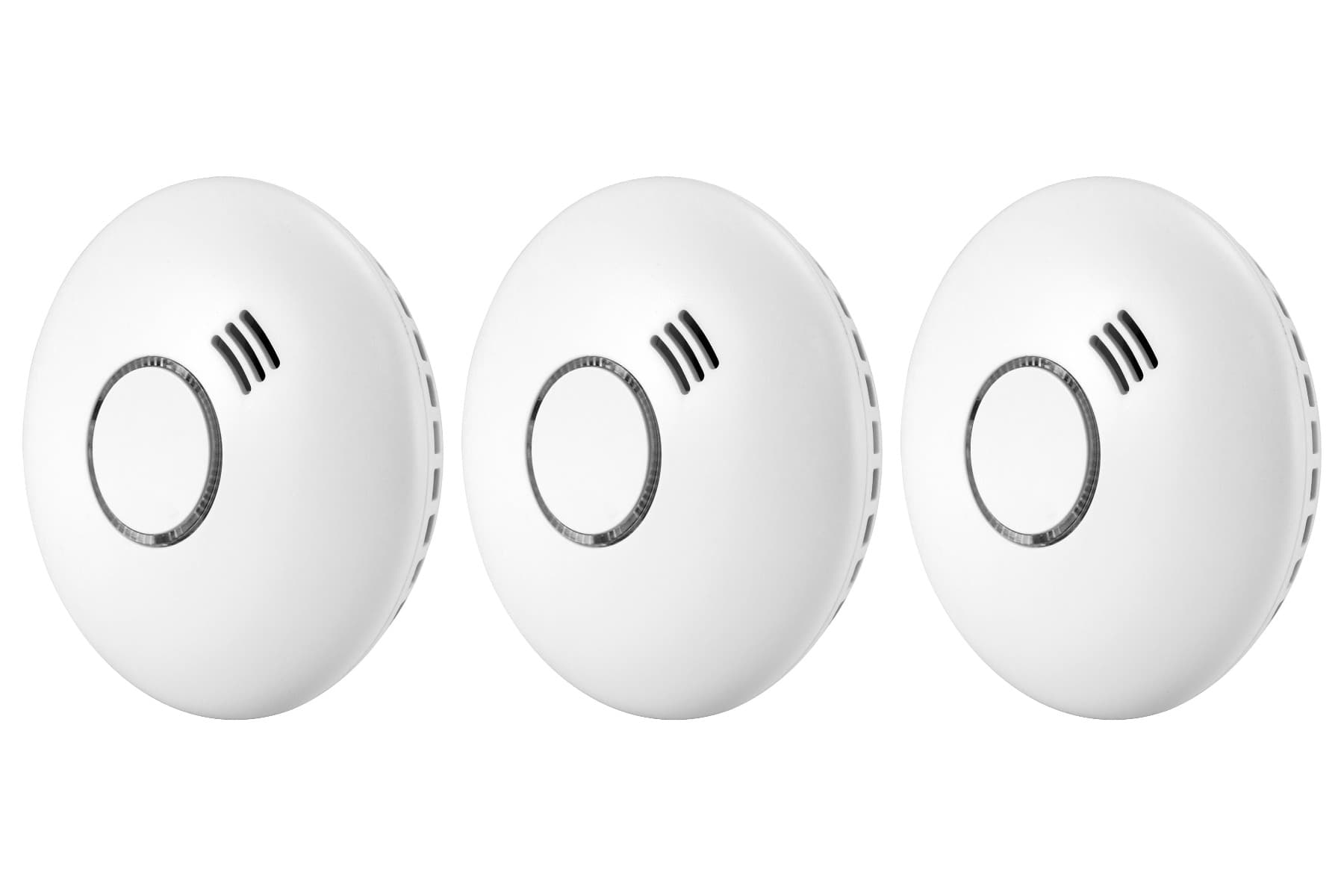Draadloos koppelbare rookmelders (set van 3 stuks)