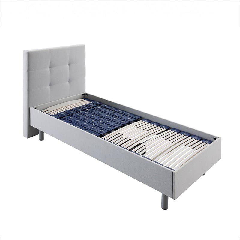 Deron Timeless Easy boxspring eenpersoons lichtgrijs