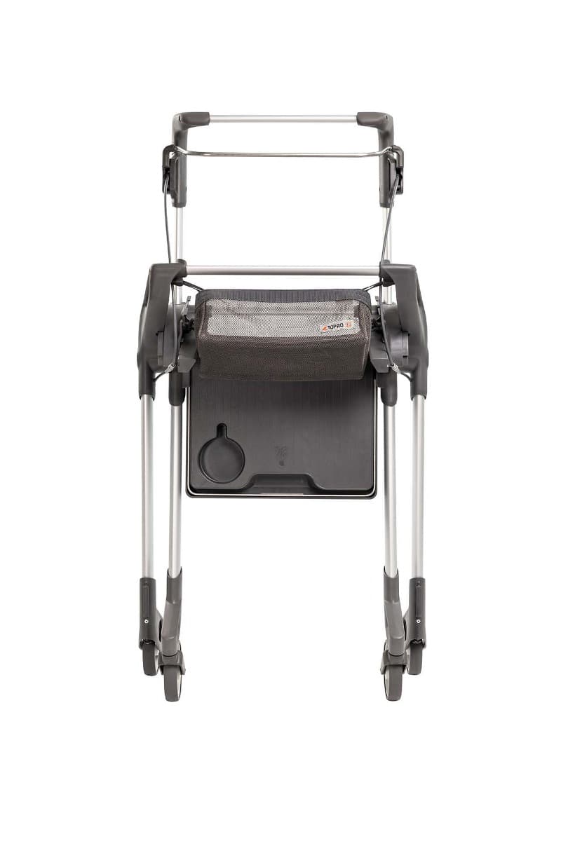 Topro Hestia binnenrollator zilver opgevouwen
