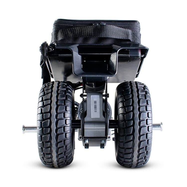 Excel Click & Go Lite II elektrische duwondersteuning rolstoel achteraanzicht