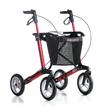 Gemino 30 Comfort rollator rood