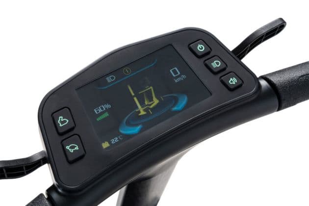 GoGo carbon lichtgewicht scootmobiel display