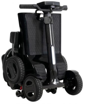 GoGo carbon lichtgewicht scootmobiel opgevouwen