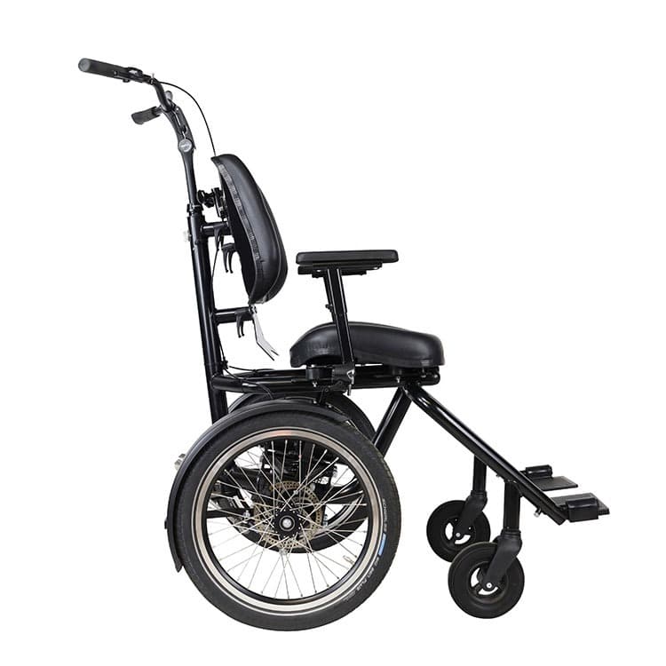 Huka Diaz rolstoelfiets met afneembare rolstoel standaard stoel