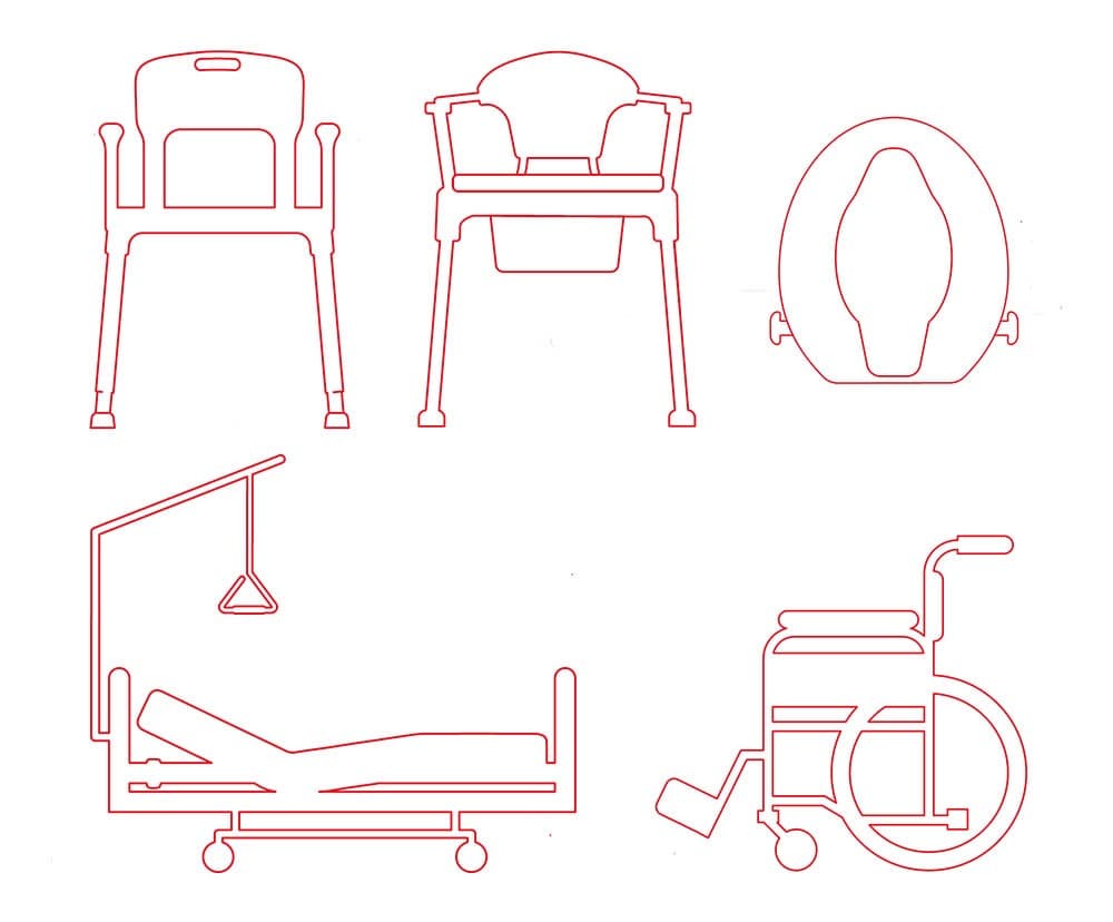 Leenhulpmiddelenpakket voor operaties en breuken