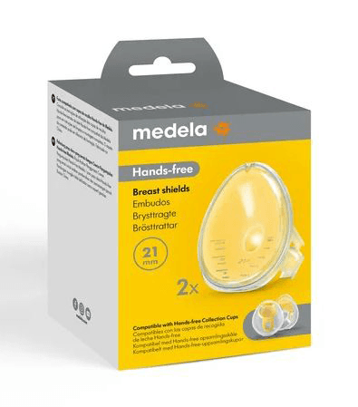 Medela hands-free borstschild voor Medela hands-free borstkolven verpakking met inhoud 2 borstschilden