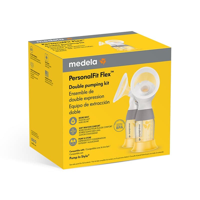Medela PersonalFit Flex dubbele afkolfset voorkant verpakking