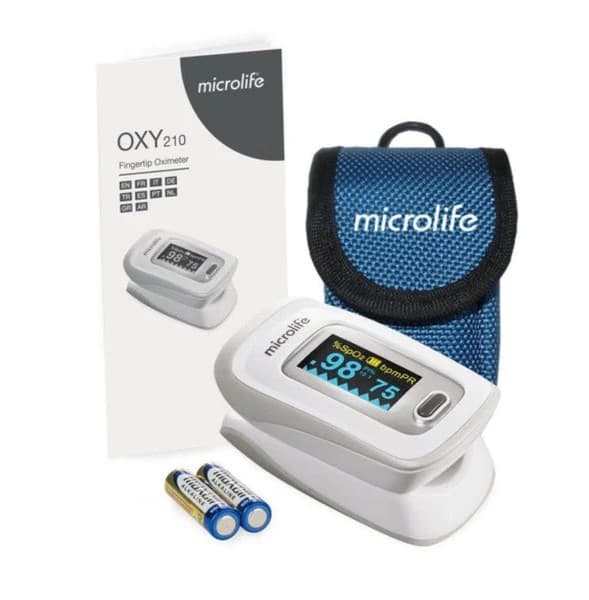 Microlife saturatiemeter met tasje hele verpakking