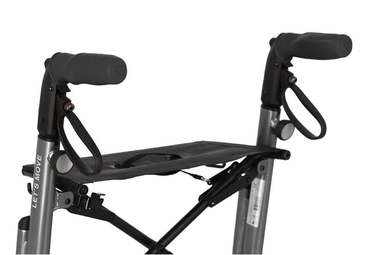 MyRollerSleeve gelpad en hoes voor rollator handvat zwart