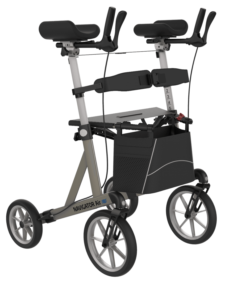 Navigator Air rollator met draaibare armschalen