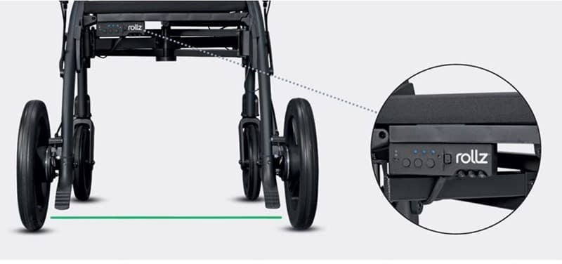 Rollz Motion Rhythm Parkinson rollator instelling cues
