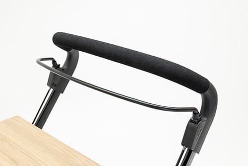 Binnenrollator rollbuddy zwart duwbeugel