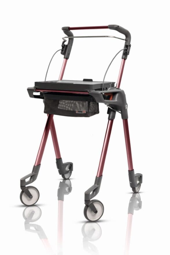 Topro Hestia binnenrollator wijnrood