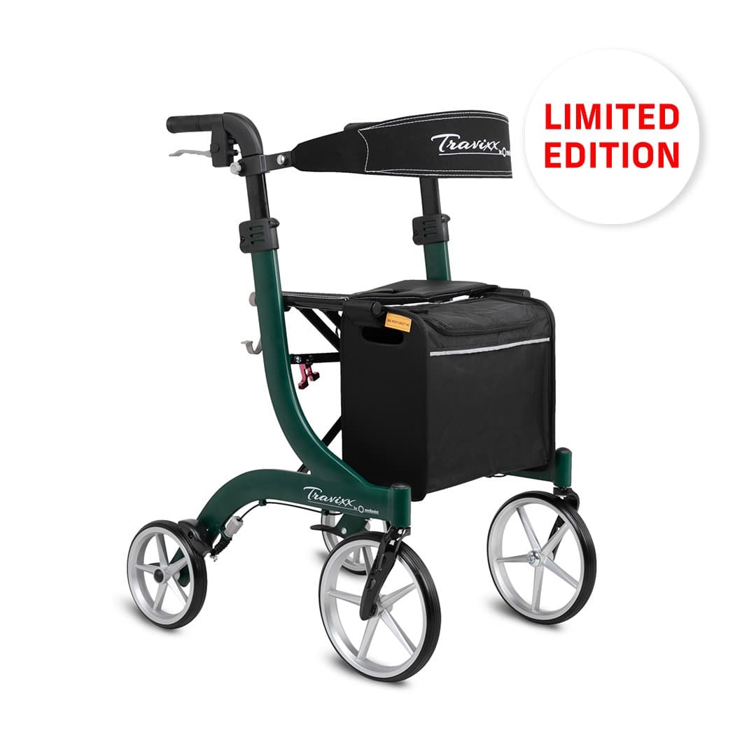 Travixx Deluxe limited edition rollator Britisch Racing Green
