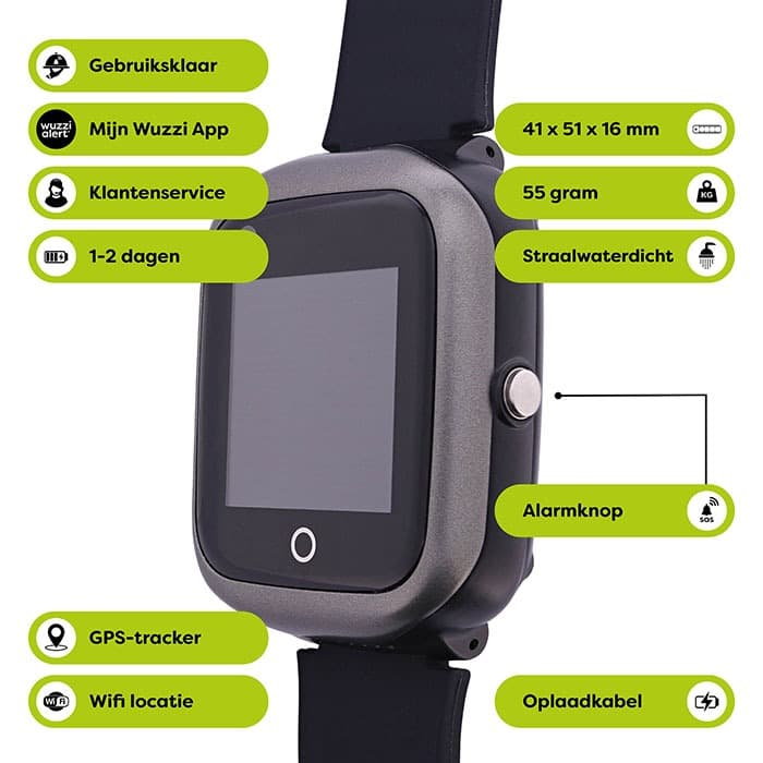 Wuzzi Alert Indi alarmhorloge startpakket