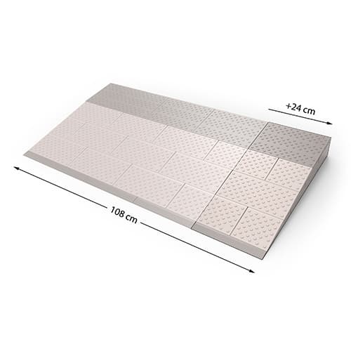 SecuCare drempelhulp verbredingsset (1 tot 8 cm hoogte)