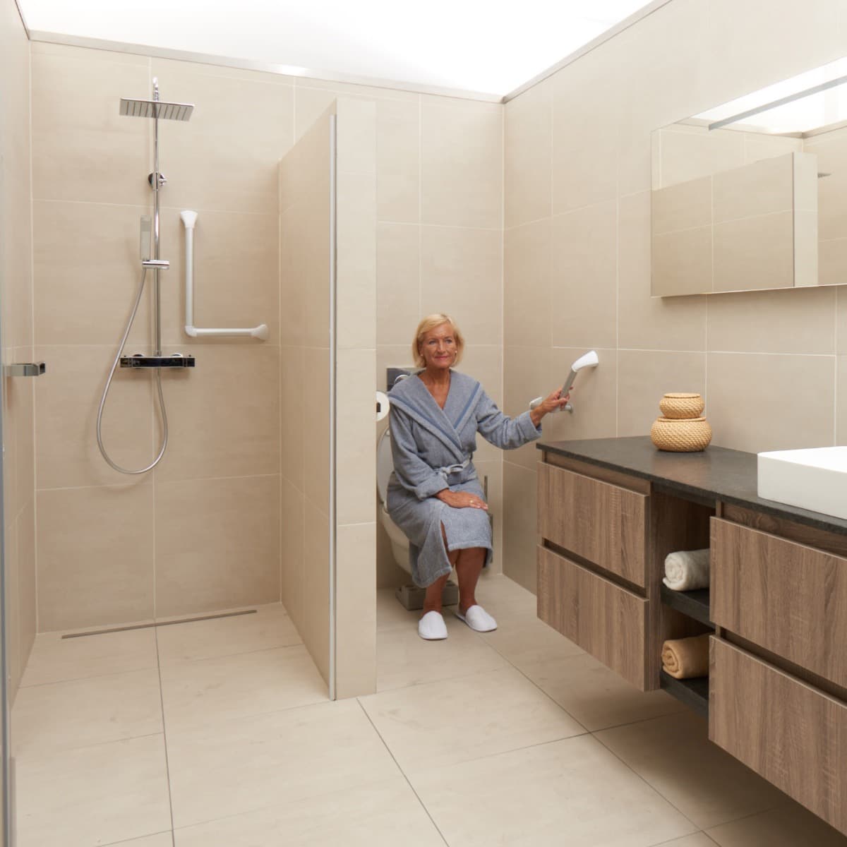 SecuCare wandbeugel hoek 45 graden