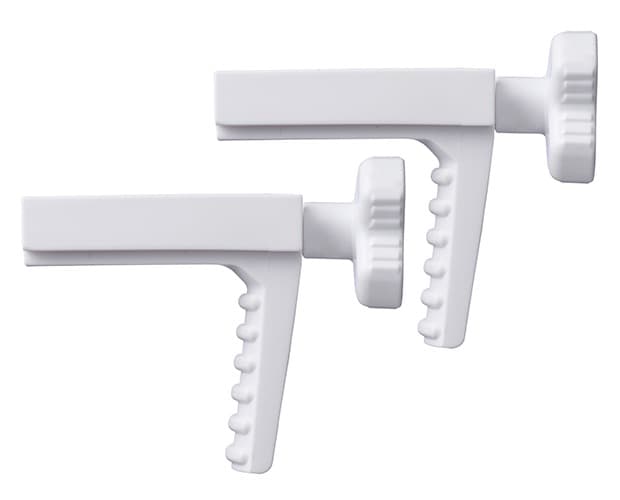 Klemmen voor de secucare toiletverhoger twee stuks