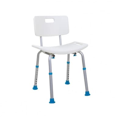 Douchestoel met uitsparing