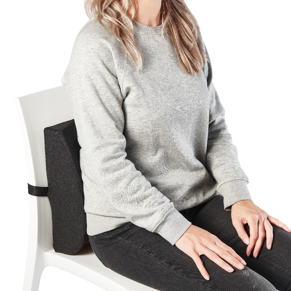 Rugkussen lumbaal zwart