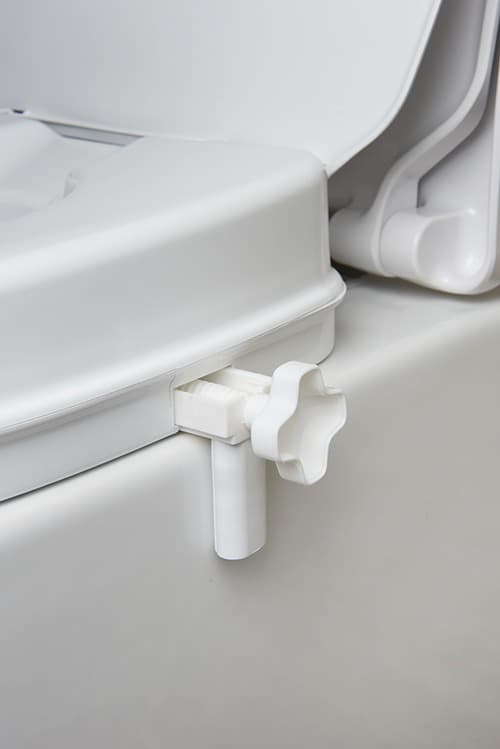 Klemmen voor de secucare toiletverhoger sfeerbeeld hoe te gebruiken