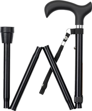 MultiMotion opvouwbare wandelstok effen kleur