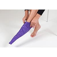 Aantrekhulp voor kousen met een open teenstuk