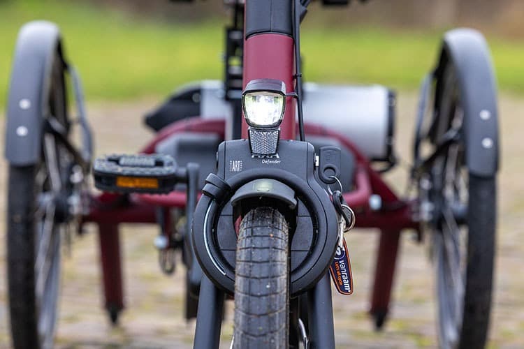 Van Raam Driewielfiets Easy Rider Compact detail verlichting en slot