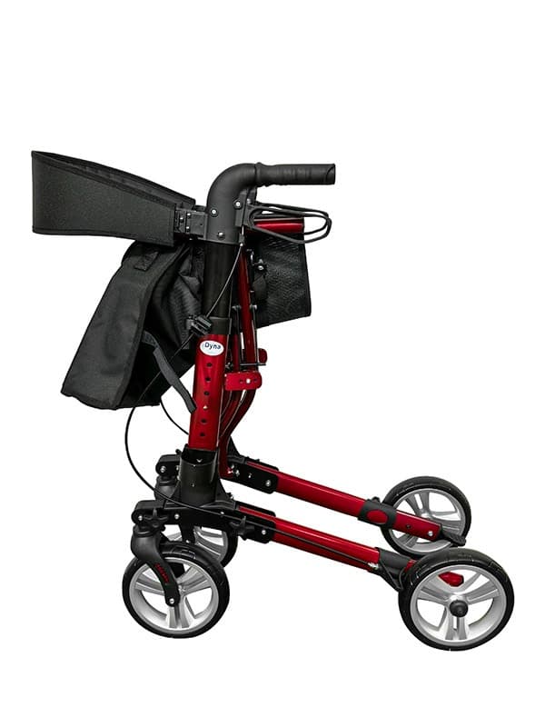 Dyna Adagio rollator rood ingeklapt