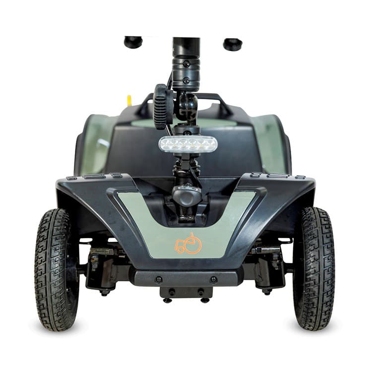 Demontabele scootmobiel Xena EVO 4 groen koplamp