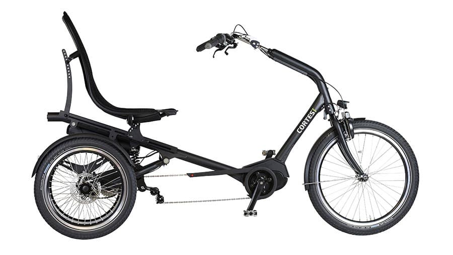 Huka Cortes driewielfiets zwart