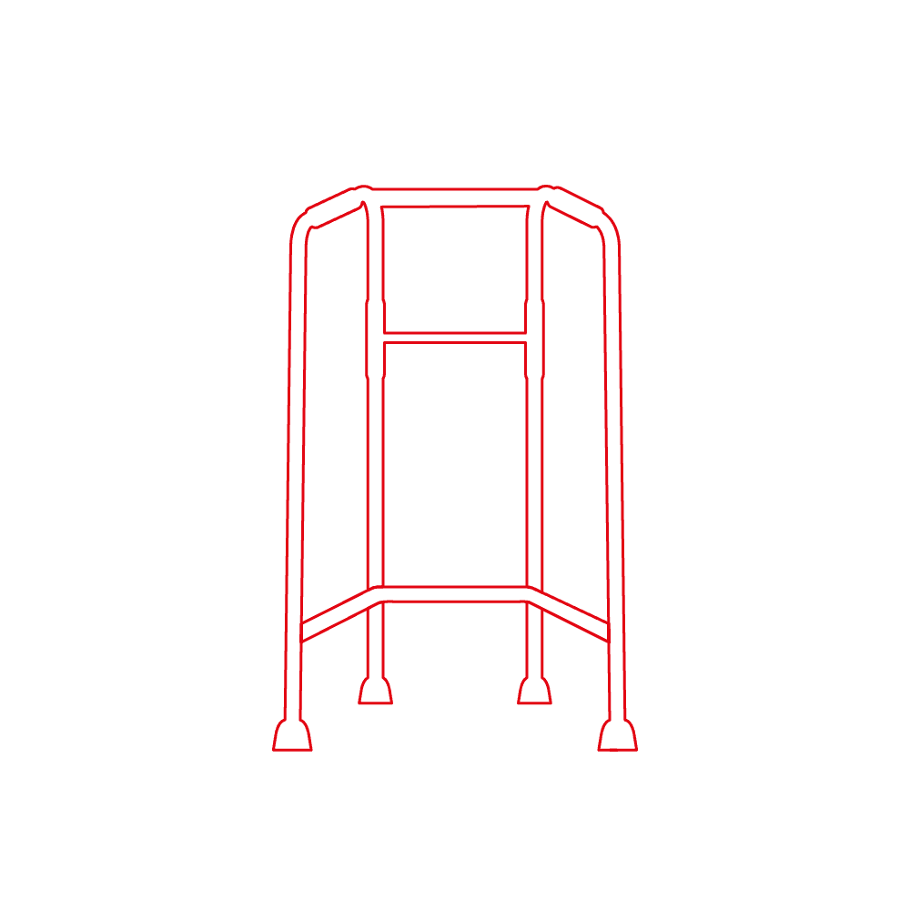 Looprek (Alleen in winkels en uitleenpunten verkrijgbaar)