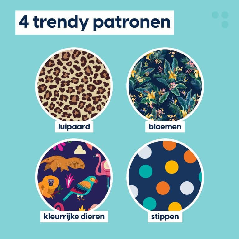 MyCover afneembare wandelstok- en elleboogkrukhoes trendy patronen