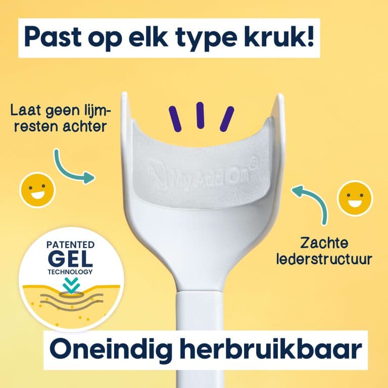 My Add On MyGelBow Gelpads voor krukken tegen pijn usps