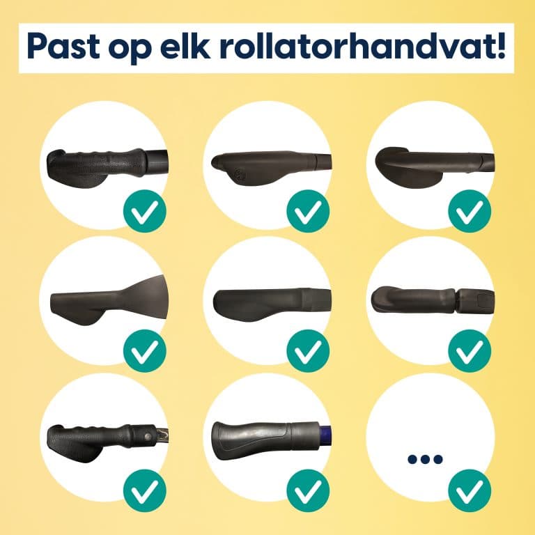 MyRollerSleeve gelpad en hoes voor rollator handvat usp past op alle handvatten