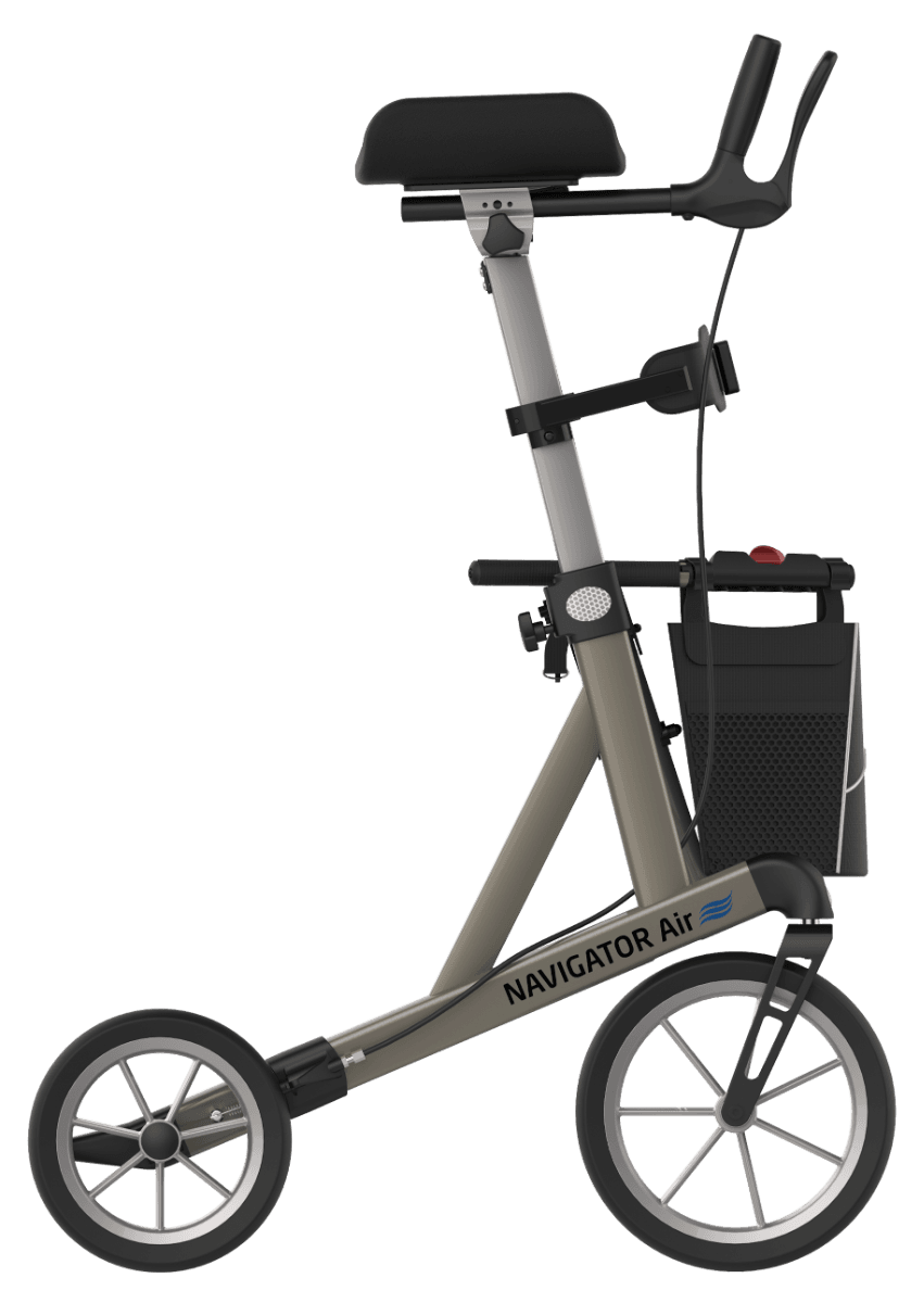 Navigator Air rollator met draaibare armschalen