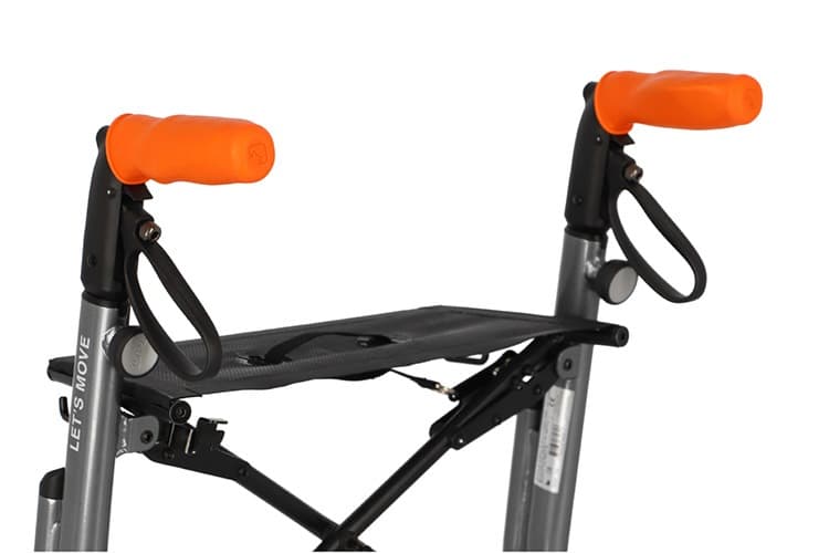 MyRollerSleeve gelpad en hoes voor rollator handvat oranje