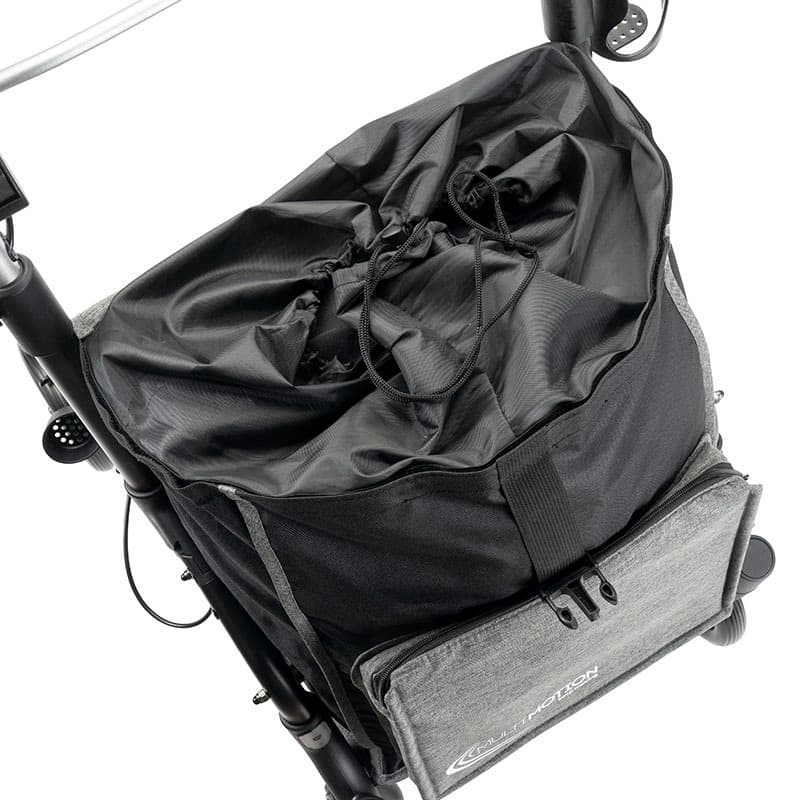 MultiMotion Shopper boodschappenrollator grijs opening tas