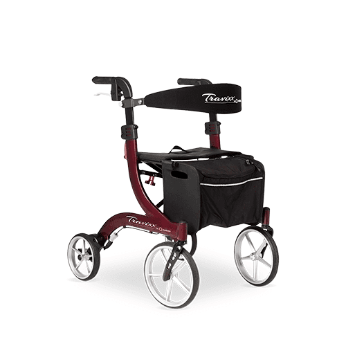 Travixx Deluxe rollator Britisch Venetian Red