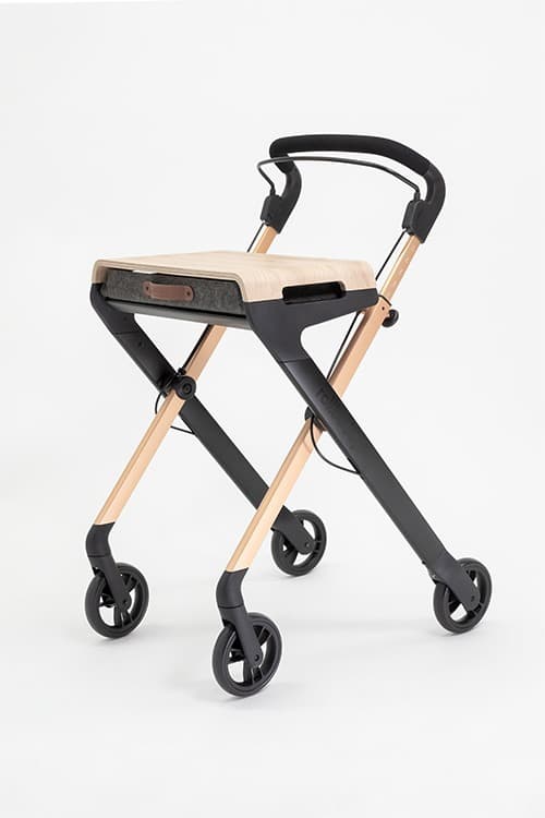 Binnenrollator rollbuddy rosegold