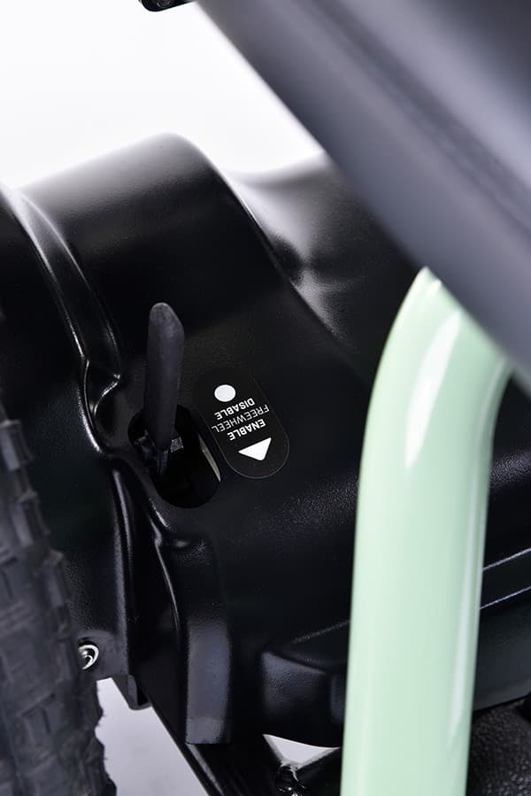 scoozy s800 scootmobiel freewheel enable hendel