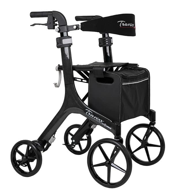 Travixx carbon lichtgewicht rollator Travixx lichtgewicht rollator