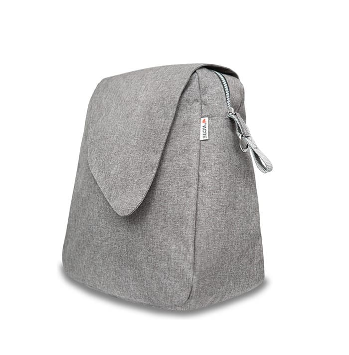 byACRE grijze weekendtas voor de ultralight rollator