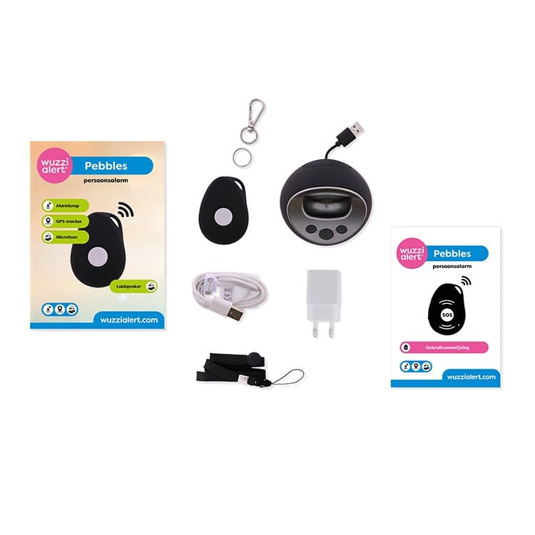 Wuzzi Alert Pebbles persoonsalarmering startpakket