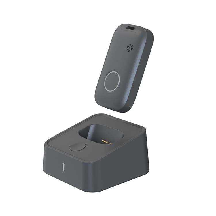 Zinnovator Zinmobile mobiele persoonsalarmering visual op docking zetten