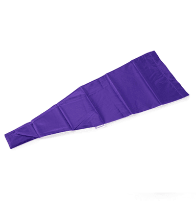 Aantrekhulp voor kousen met een open teenstuk