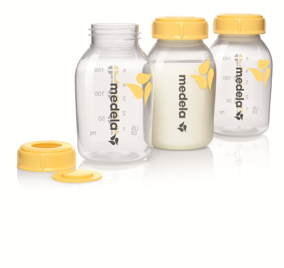 Medela melkfles met schroefdop 150 ml. (3 stuks)